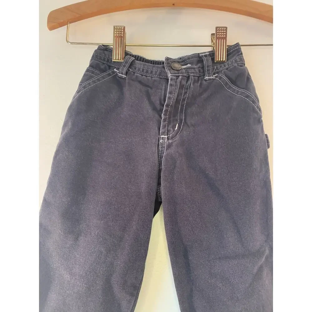 OLD NAVY Boy’s Carpenter Khaki Flannel Lined Pants / Size: 12-18 Months